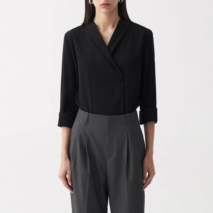 Damen Modischer Blazer mit modernem Schnitt Drune