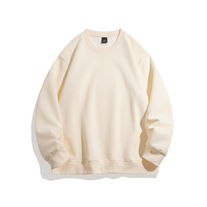 Herren Oversize Rundhals‑Sweatshirt mit tiefem Sitz, Raglanärmeln und gerippten Bündchen Drune