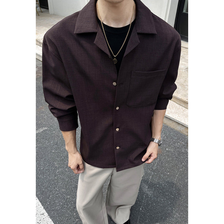 Herren Modische leichte Hemdbluse Drune