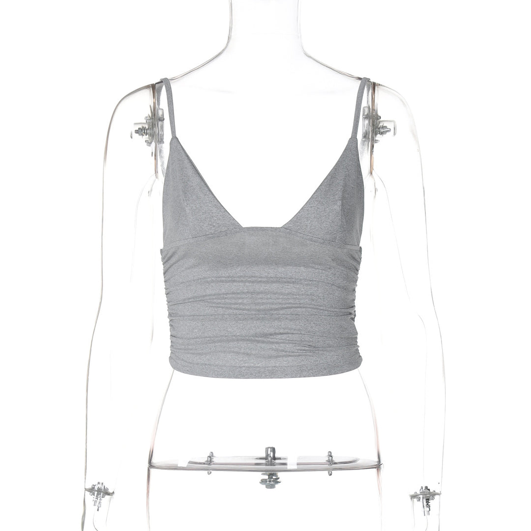 Damen Crop-Top mit asymmetrischem Schnitt und figurbetonter Silhouette Drune