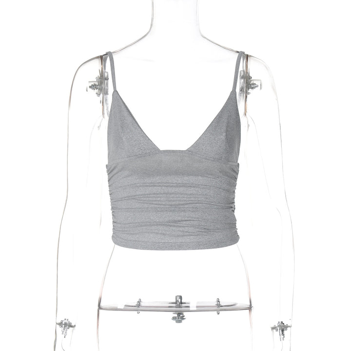 Damen Crop-Top mit asymmetrischem Schnitt und figurbetonter Silhouette Drune
