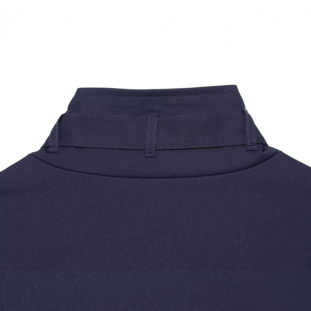Damen Cropped Bomberjacke mit gerafften Ärmeln und hohem Funnelkragen Drune