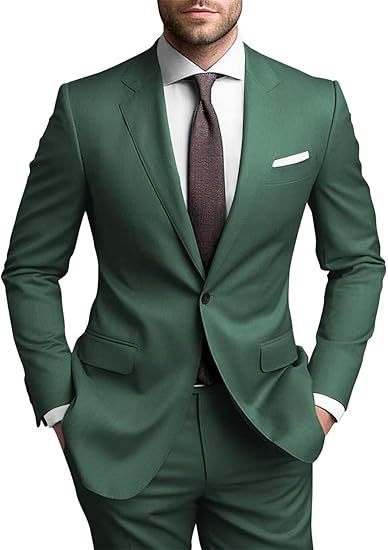 Herren nan tailliertes Ein-Knopf Anzugset mit schmaler Silhouette und Stretchkomfort Drune
