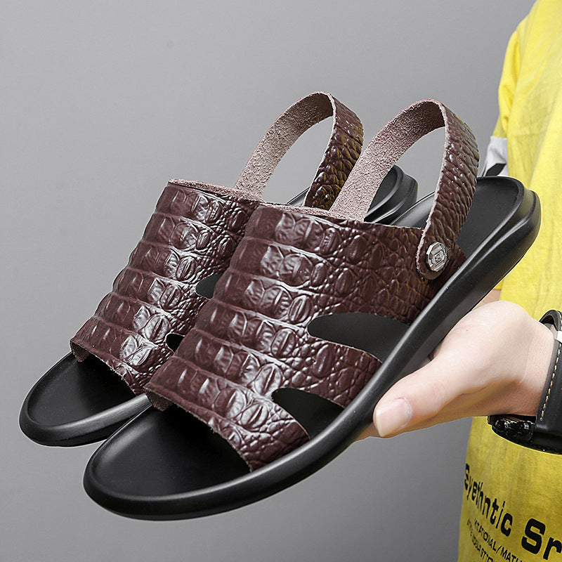Herren Komfortable Ledersandalen mit ergonomischem Design Drune