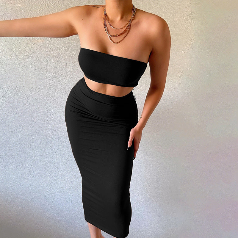 Damen Bandeau Oberteil Drune