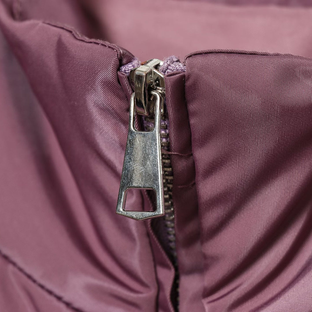 Damen Cropped‑Bomberjacke im Satin‑Look mit Stehkragen und Taillen‑Tunnelzug Drune