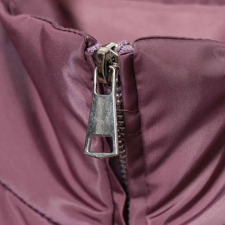 Damen Cropped‑Bomberjacke im Satin‑Look mit Stehkragen und Taillen‑Tunnelzug Drune