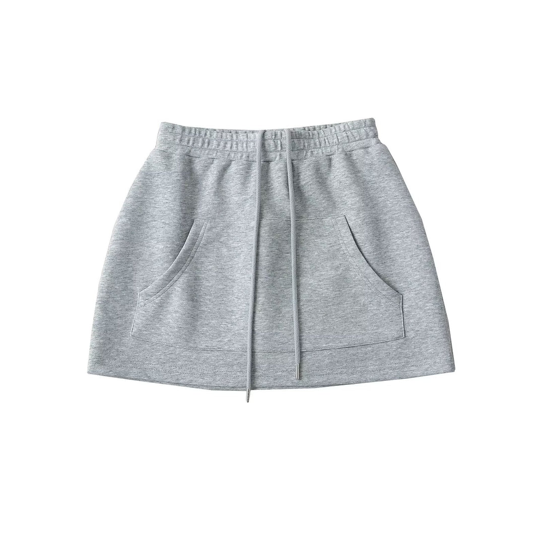 Damen Sweatrock mit elastischem Bund und praktischen Seitentaschen Drune
