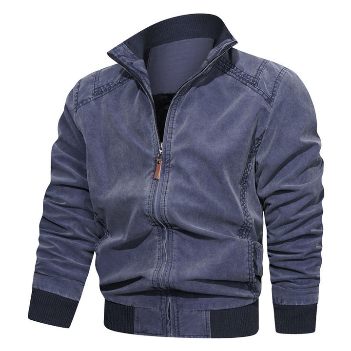 Herren Sportliche Bikerjacke Drune