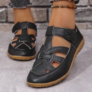 Damen Komfortable Freizeitschuhe mit verstellbarem Riemen Drune
