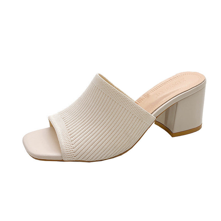 Damen Absatzschuhe mit komfortablem Strickdesign Drune