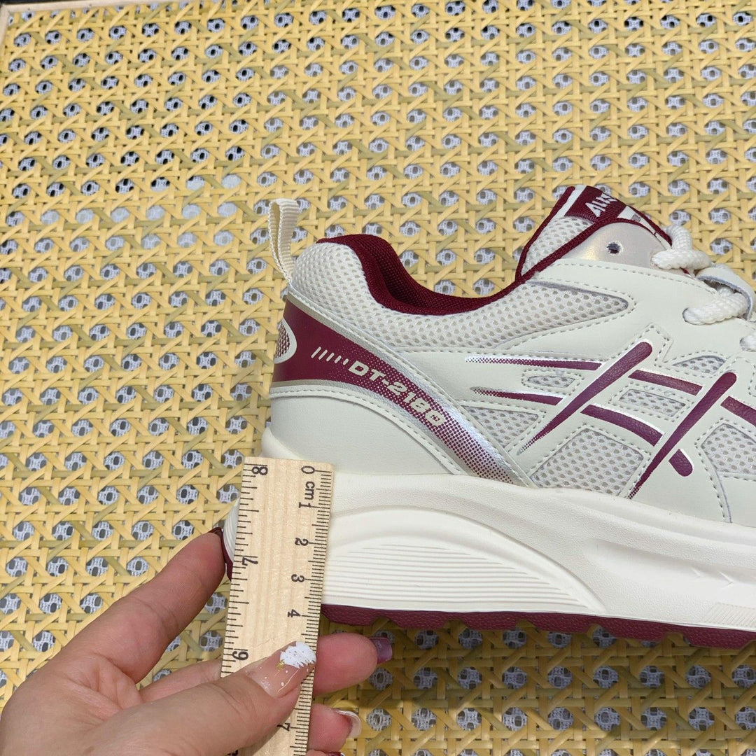 Damen Sportive Chunky-Sneaker mit luftigen Mesh-Einsätzen und robuster Profilsohle Drune