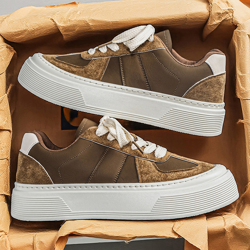 Damen Chunky Sneakers aus hochwertigem Leder mit innovativer Dämpfungstechnologie Drune