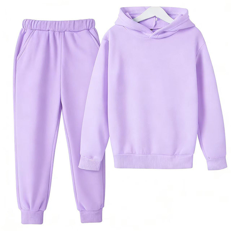 Unisex nan komfortables Hoodie und Jogger Set aus French Terry mit elastischem Bund und Rippbündchen Drune