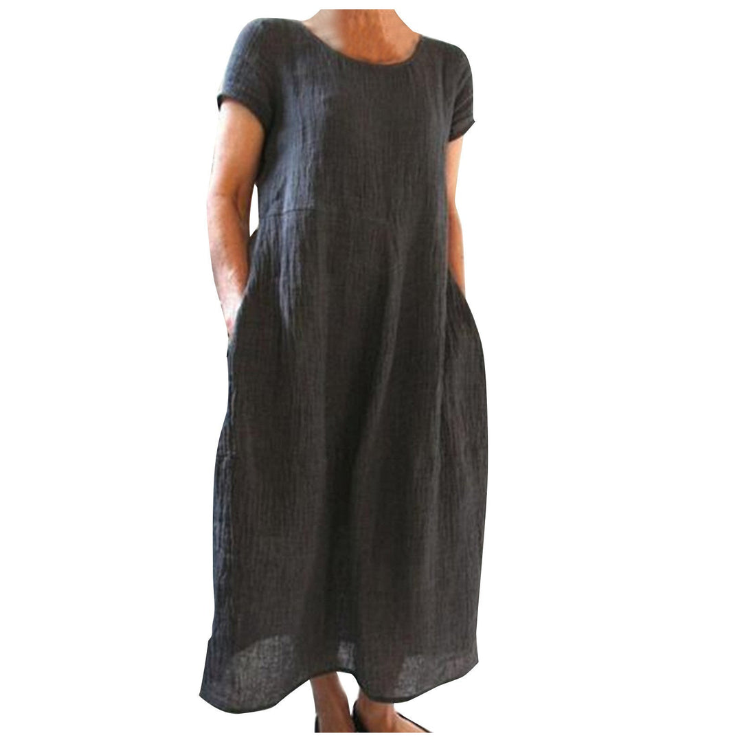 Damen Langarm Sommerkleid Drune