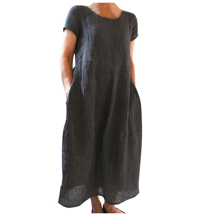 Damen Langarm Sommerkleid Drune