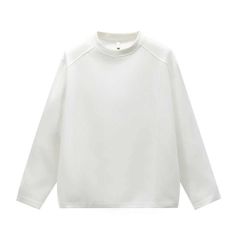 Unisex Minimalistisches Rundhals-Sweatshirt mit Raglanärmeln Drune