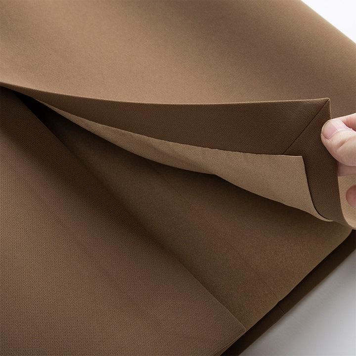 Damen Eleganter Bleistiftrock mit Knopf-Detail Drune