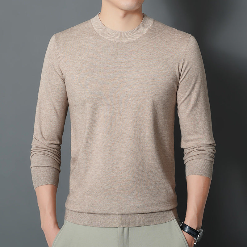 Herren Feiner Rundhalspullover aus Feinstrick mit schmaler Silhouette Drune