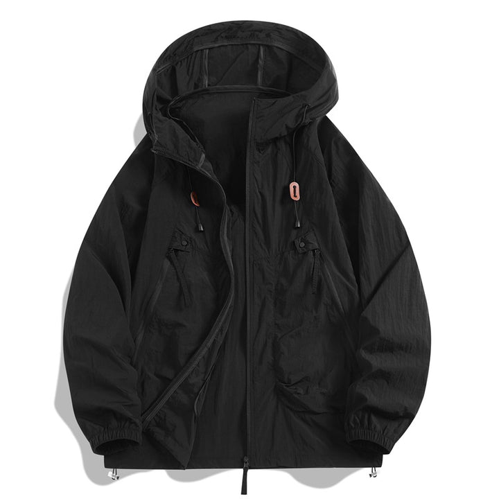 Damen Leichte Funktionsjacke mit Kapuze