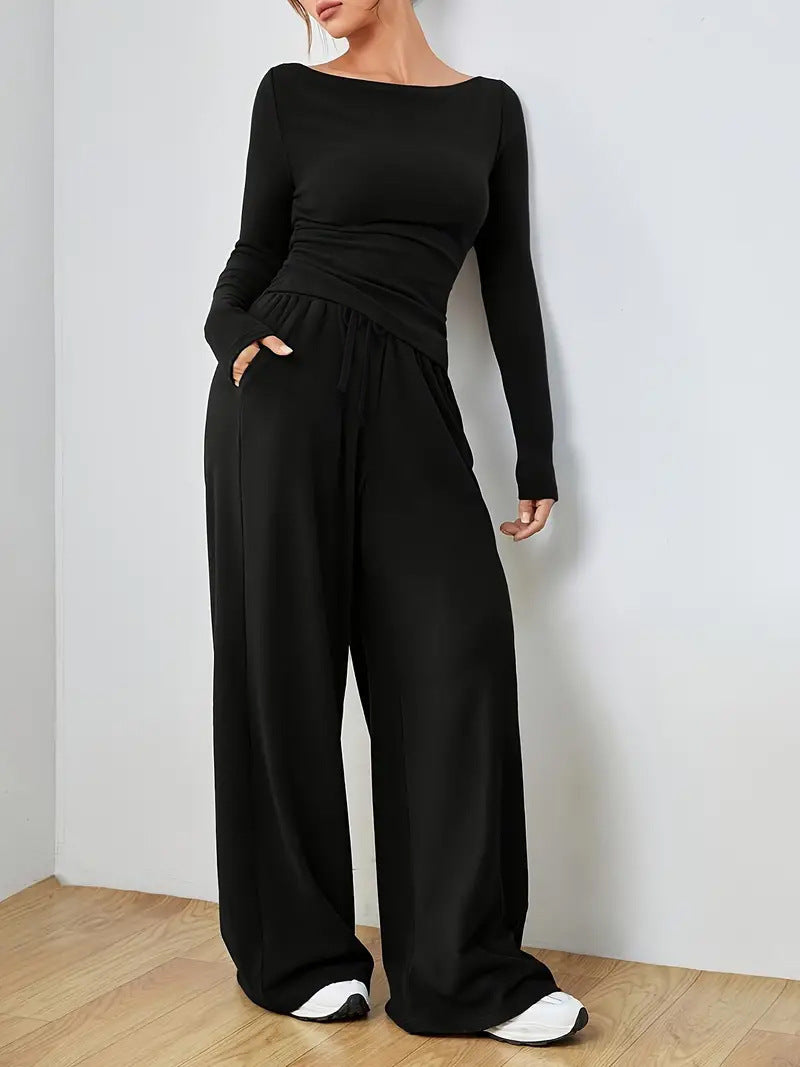 Damen lässiges Mix & Match Lounge-Set Drune
