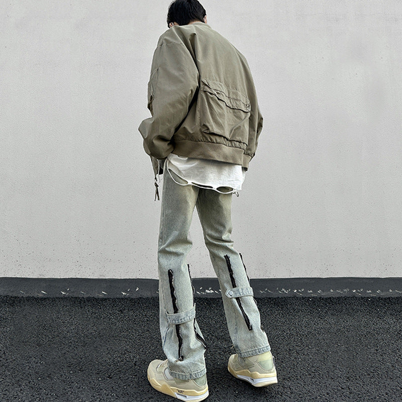 Herren lässige Utility-Jacke Drune