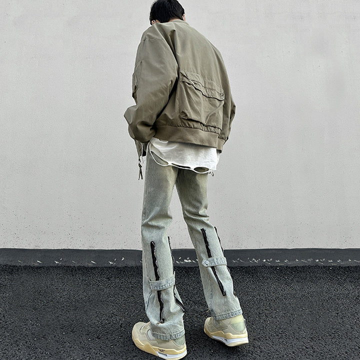 Herren lässige Utility-Jacke Drune