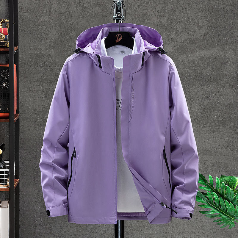 Herren Funktionsjacke mit verstellbarer Kapuze Drune