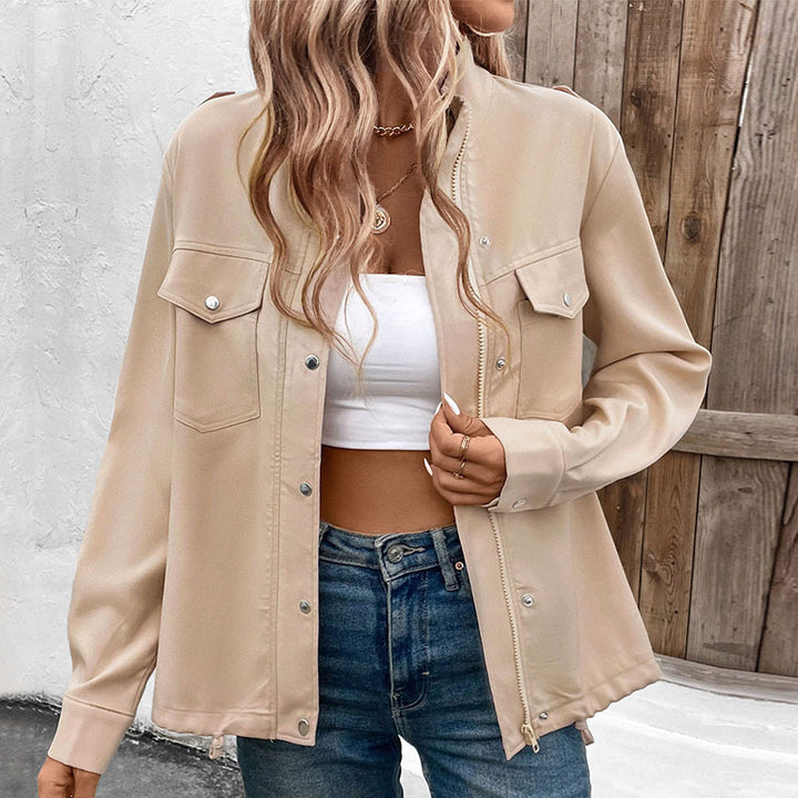 Damen Lässige Blousonjacke Drune