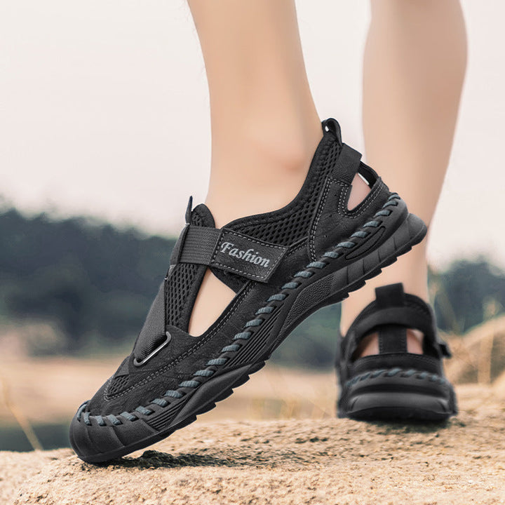 Damen Atmungsaktive Outdoor-Sandalen mit verstellbaren Riemen Drune
