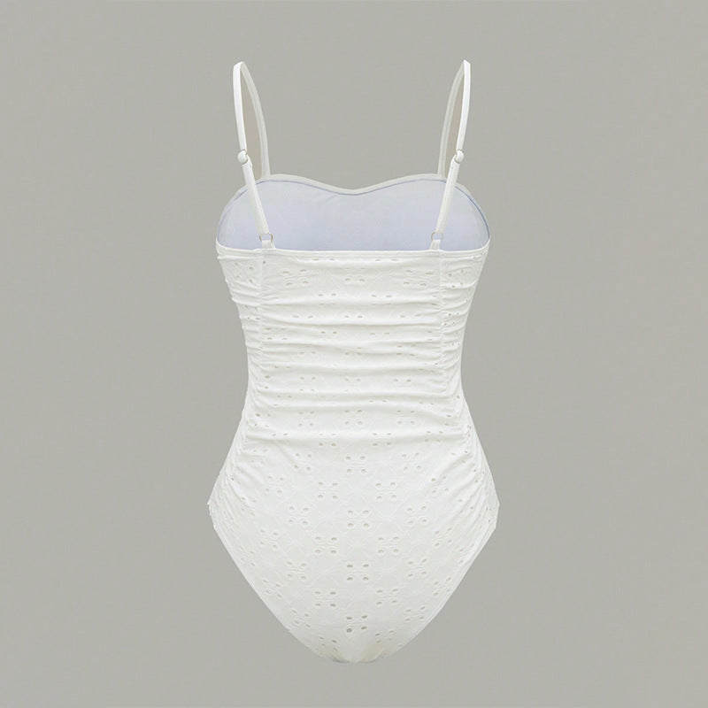 Damen Eleganter und figurbetonter Einteiler Badeanzug Drune