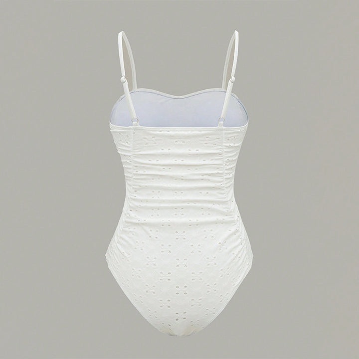 Damen Eleganter und figurbetonter Einteiler Badeanzug Drune