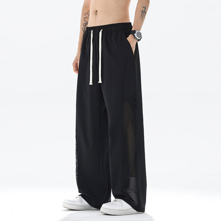 Herren Lässige Sporthose mit atmungsaktiven Einsätzen