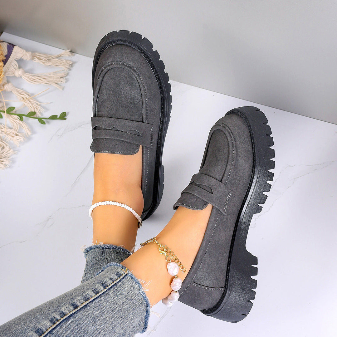 Damen Bequeme Mokassins mit rutschfester Sohle und stylishen Akzenten Drune