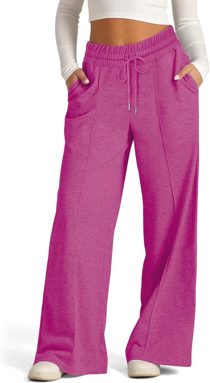 Damen Bequeme und lässige Freizeithosen mit elastischem Bund und seitlichen Taschen Drune