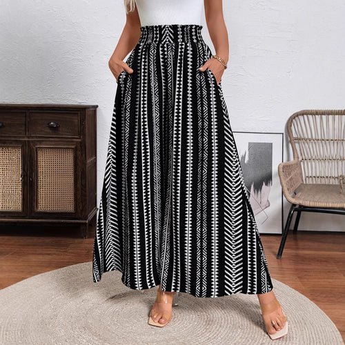 Damen Weit geschnittene elegante Sommerhose Drune