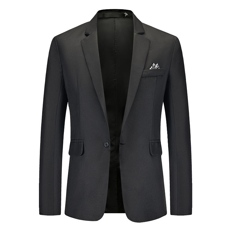 Herren eleganter Blazer mit strukturiertem Design und feinen Details Drune