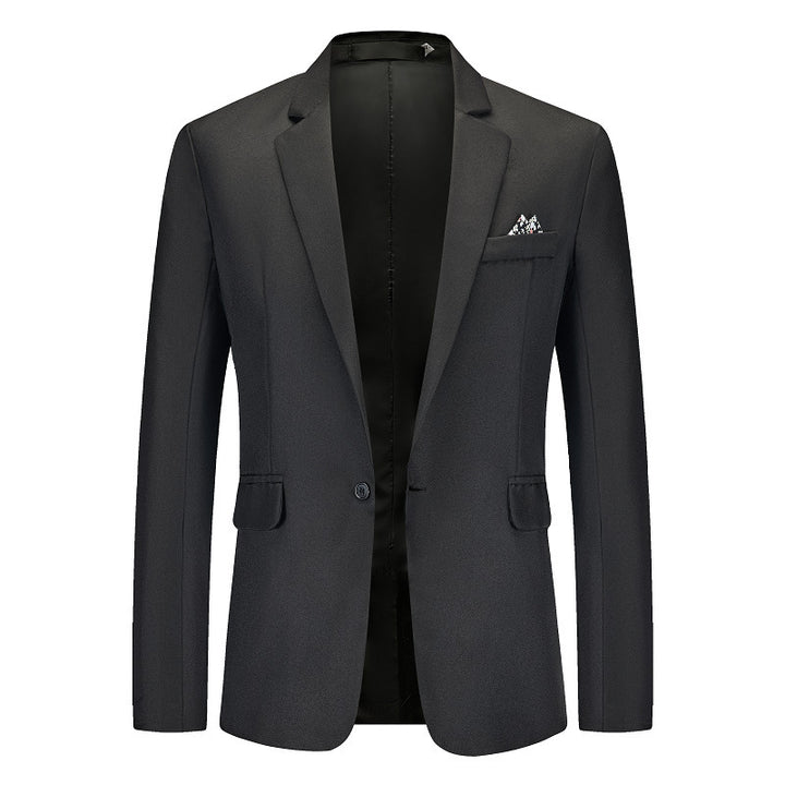 Herren eleganter Blazer mit strukturiertem Design und feinen Details Drune