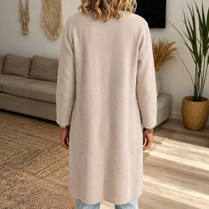 Damen Modischer Langer Cardigan Drune