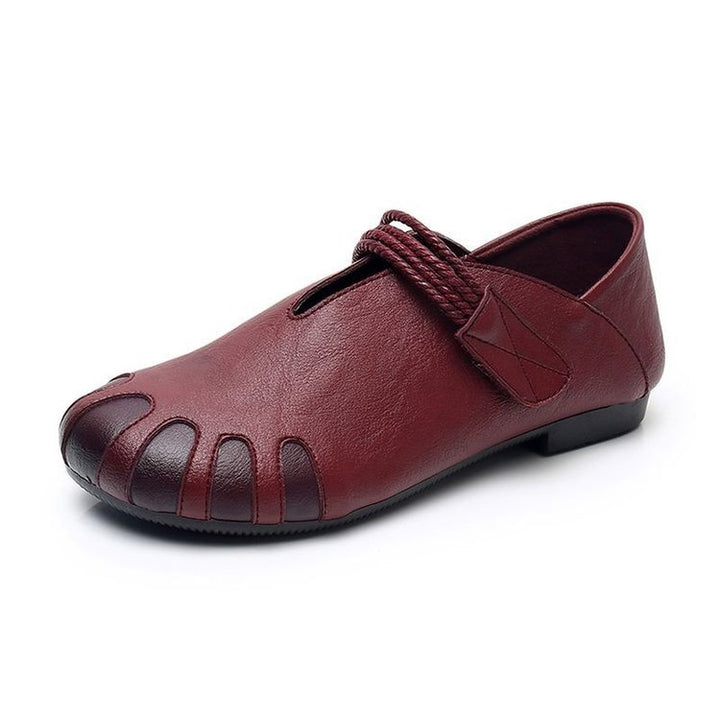Damen Orthopädische Lederschuhe Drune
