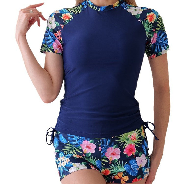 Damen Sportliches Surf-Set mit floralem Design Drune