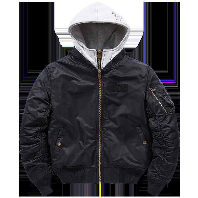 Herren Taillierte Übergangsjacke mit Kapuze Drune