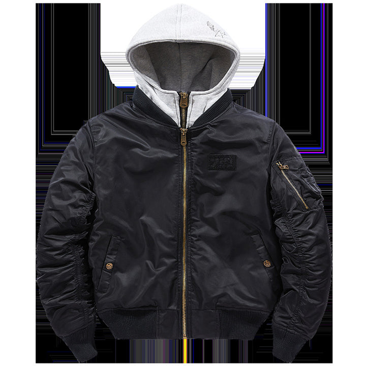 Herren Taillierte Übergangsjacke mit Kapuze Drune