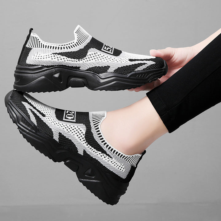 Damen nan nahtloser Strick-Sneaker mit sockenartigem Einstieg und geformter Komfortsohle Drune
