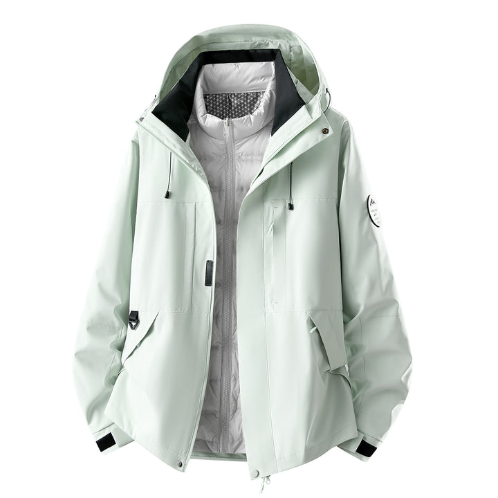 Damen Multifunktionale Outdoorjacke mit herausnehmbarer Stepp-Innenjacke Drune