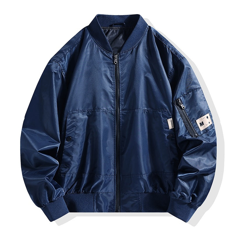 Herren Sportliche Leichte Bomberjacke Drune