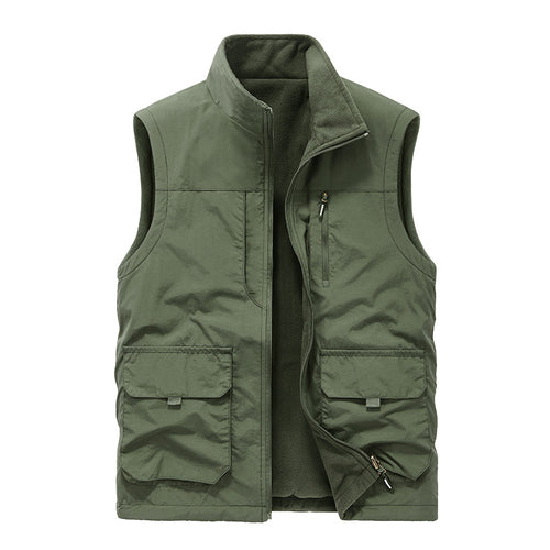 Herren Utility-Fleeceweste mit windabweisender Nylon-Außenlage Drune