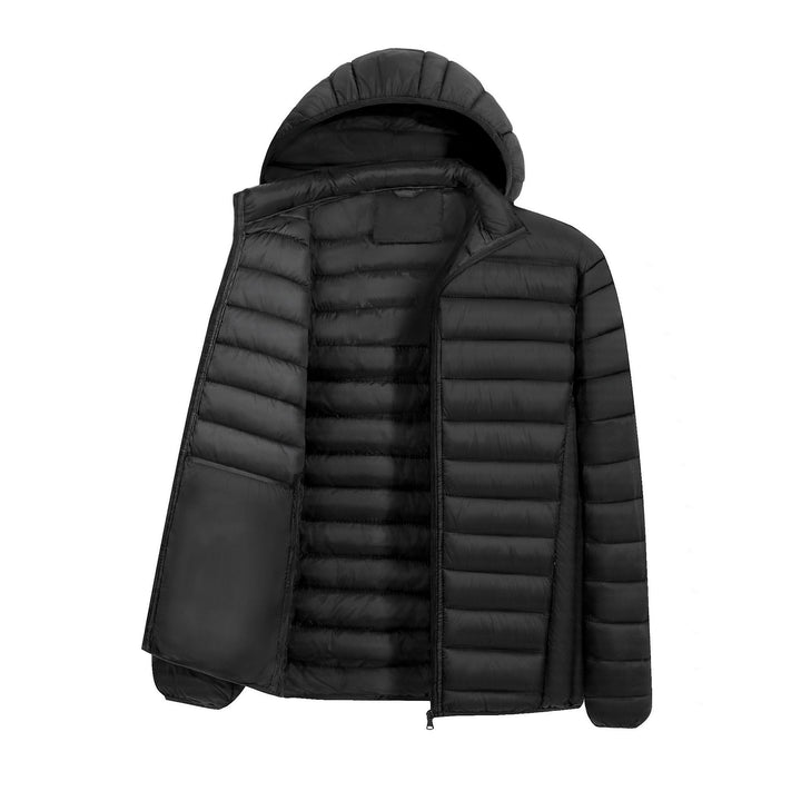 Herren Leichte Steppjacke mit Kapuze Drune