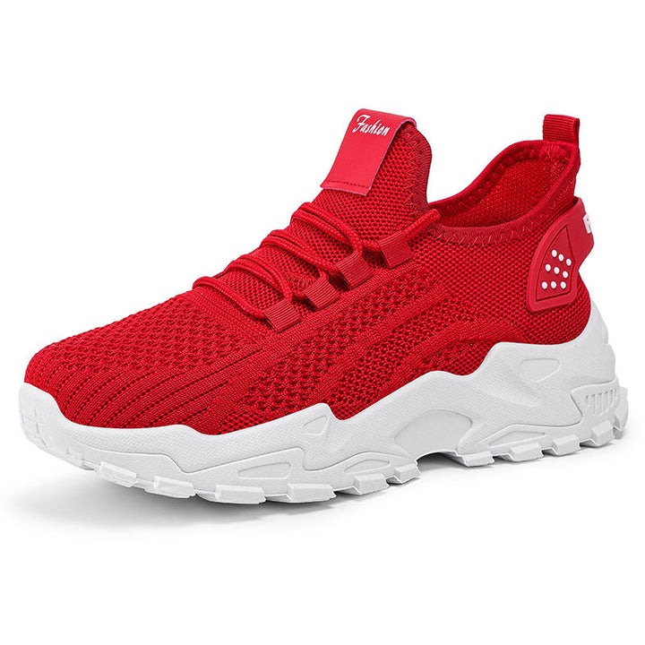 Damen Sportliche Sneaker mit atmungsaktiver Netzstruktur und dämpfender Sohle Drune