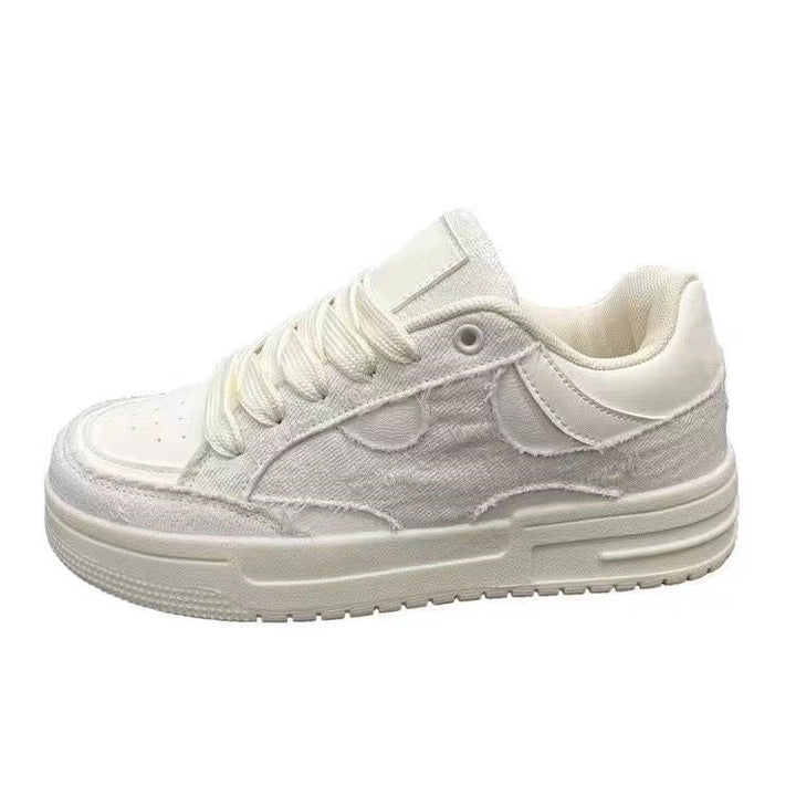 Damen Sneakers mit texturiertem Obermaterial und dämpfender Sohle Drune